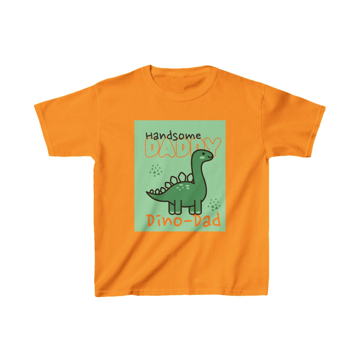 Kids T-Shirt Handsome Daddy Cute Dinosaur Baby Kids Tee