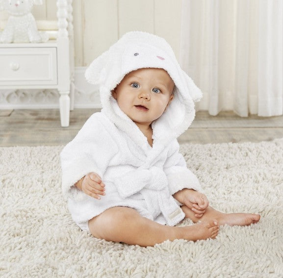 Children's Hooded Absorbent Animal-shaped Bathrobe