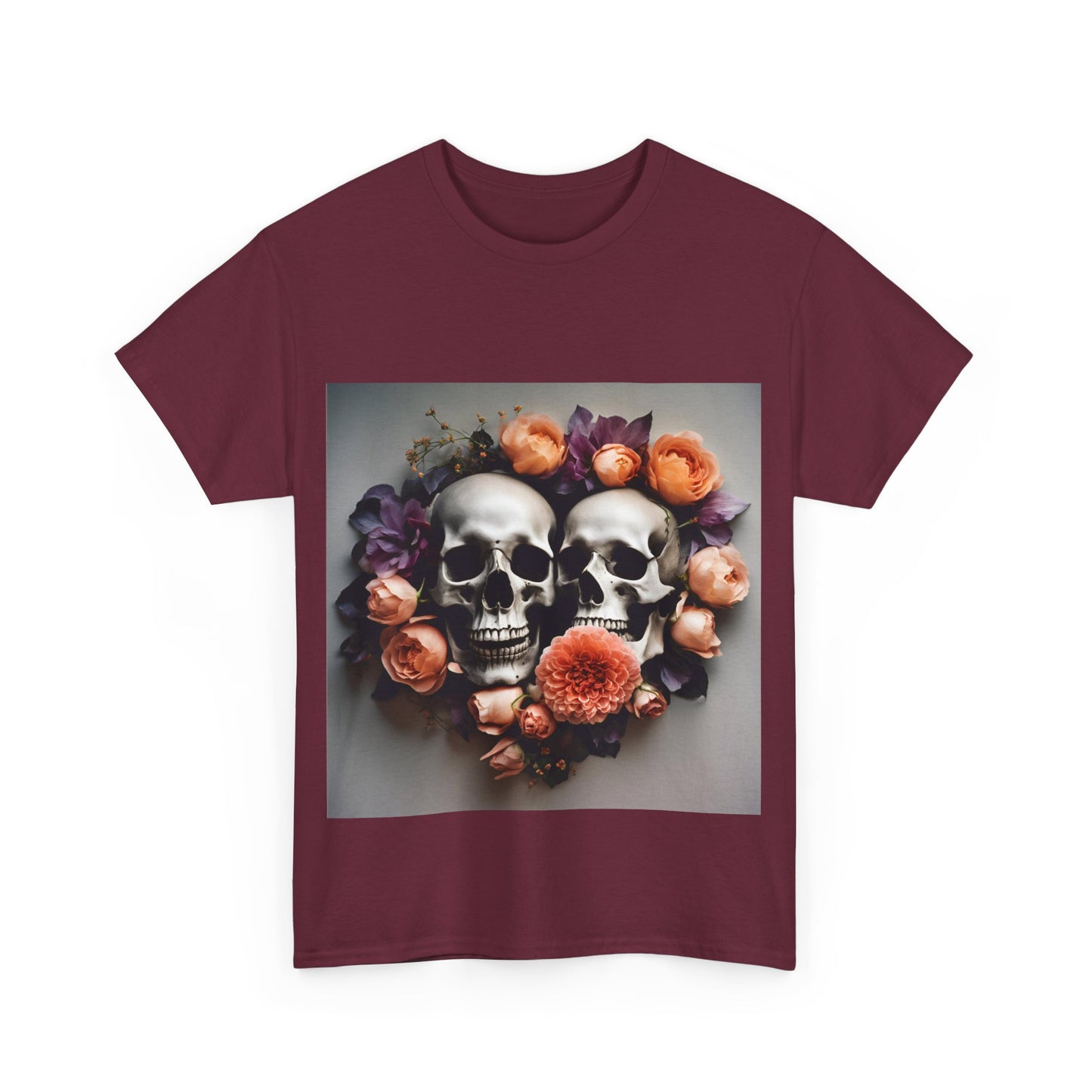 Skull Love Unisex Tee - Halloween Graphic Design