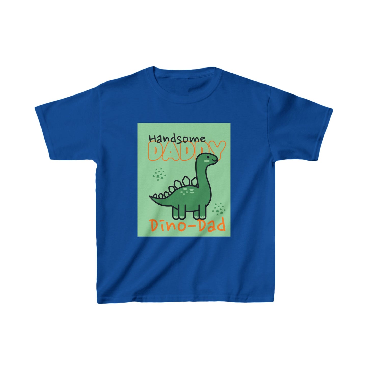 Kids T-Shirt Handsome Daddy Cute Dinosaur Baby Kids Tee