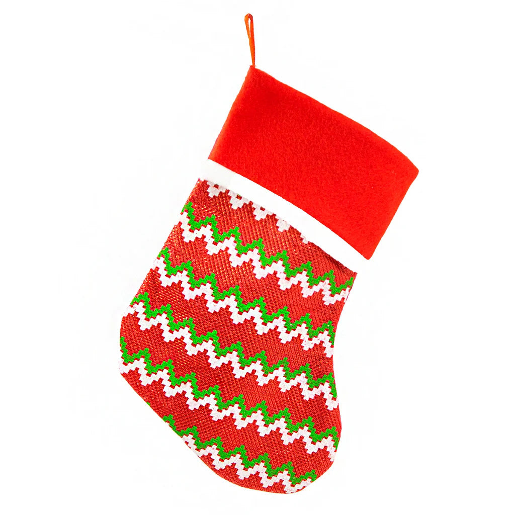 Christmas Sock Boot Natalina Ornament Decoration Hang 23cm