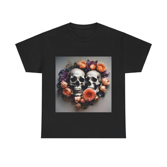 Skull Love Unisex Tee - Halloween Graphic Design