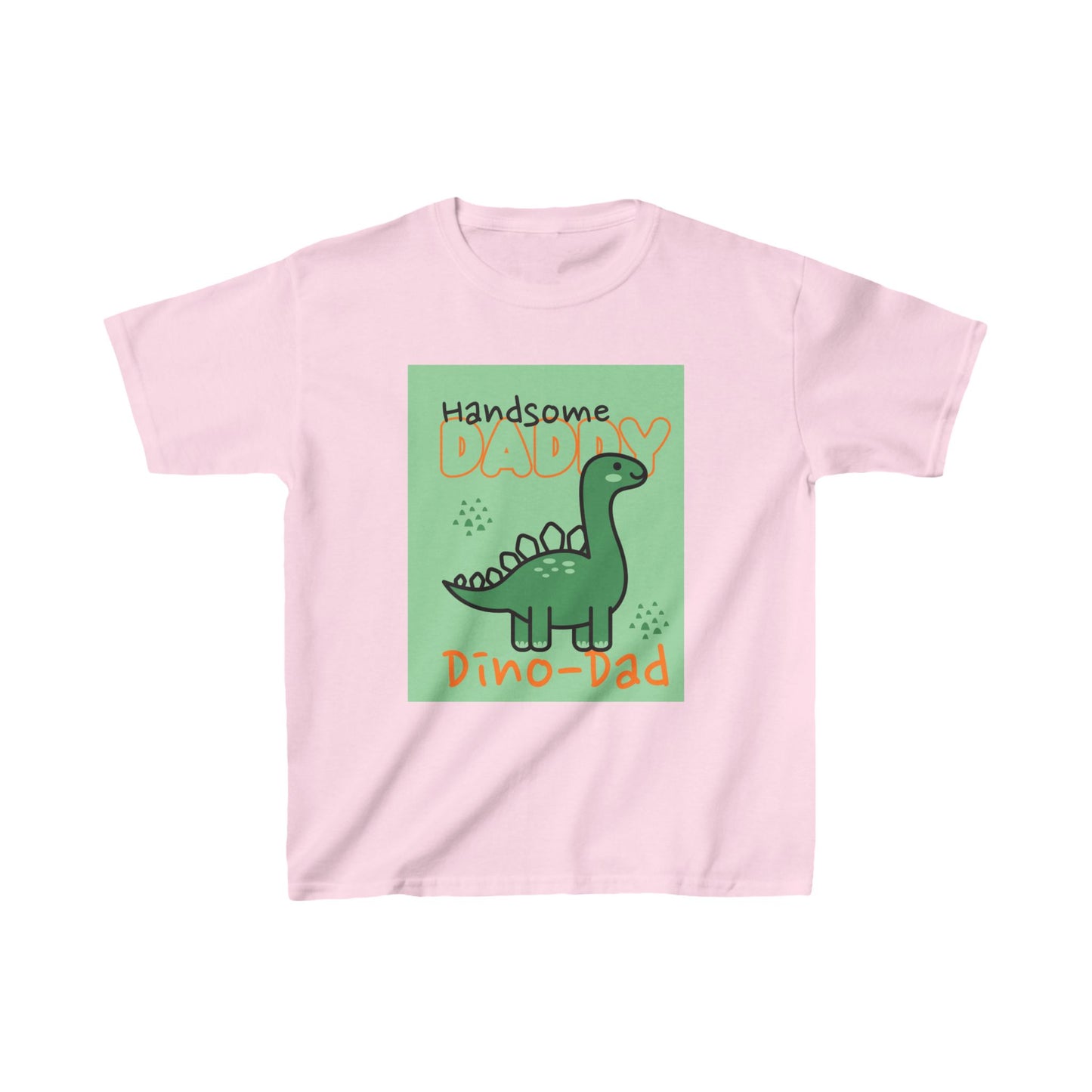 Kids T-Shirt Handsome Daddy Cute Dinosaur Baby Kids Tee