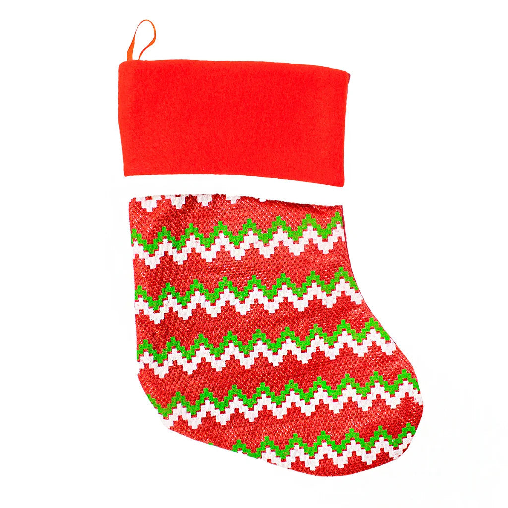 Christmas Sock Boot Natalina Ornament Decoration Hang 23cm