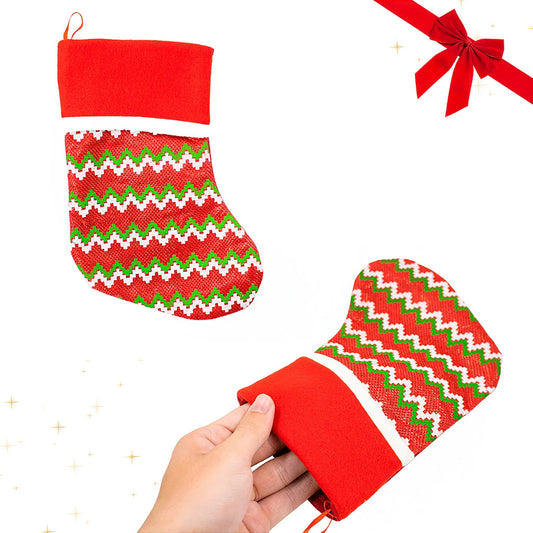 Christmas Sock Boot Natalina Ornament Decoration Hang 23cm