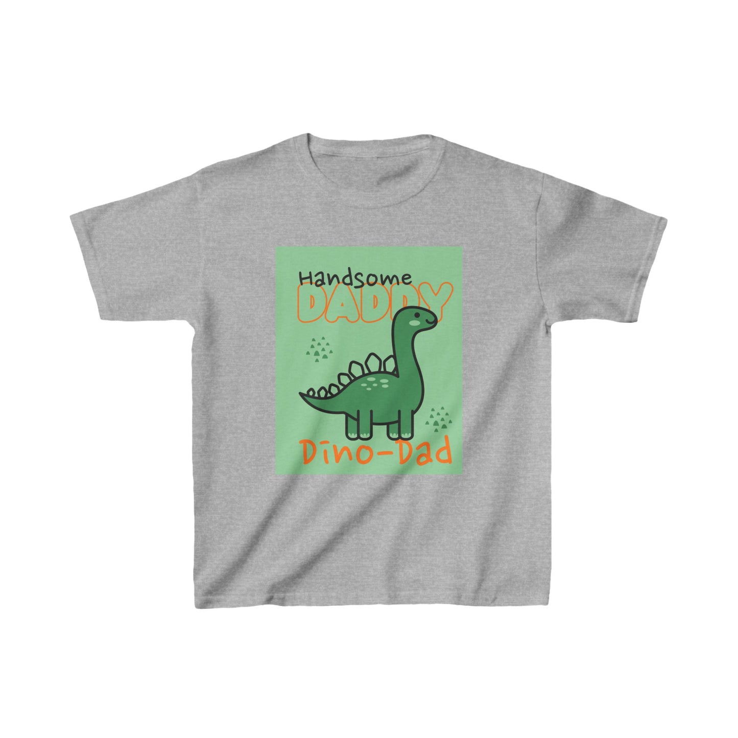 Kids T-Shirt Handsome Daddy Cute Dinosaur Baby Kids Tee