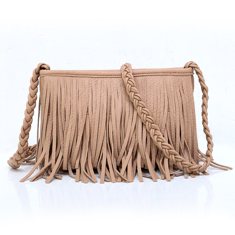 Hand-woven Tassel Bag Shoulder Crossbody Bag